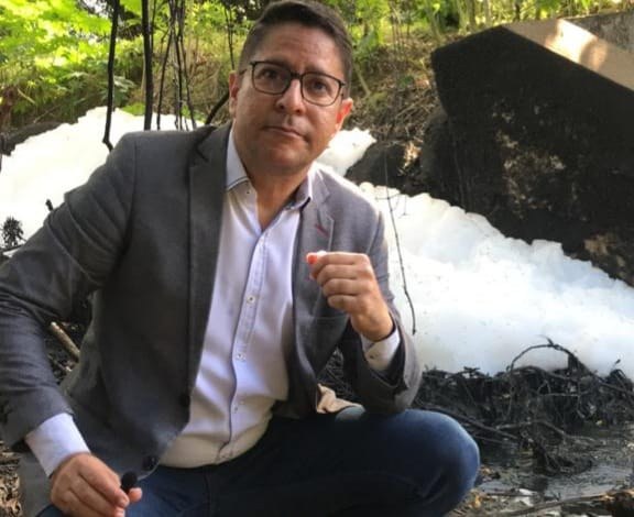 Ricardo Marques denuncia possível poluição ambiental no Rio Pitanga e pede providências